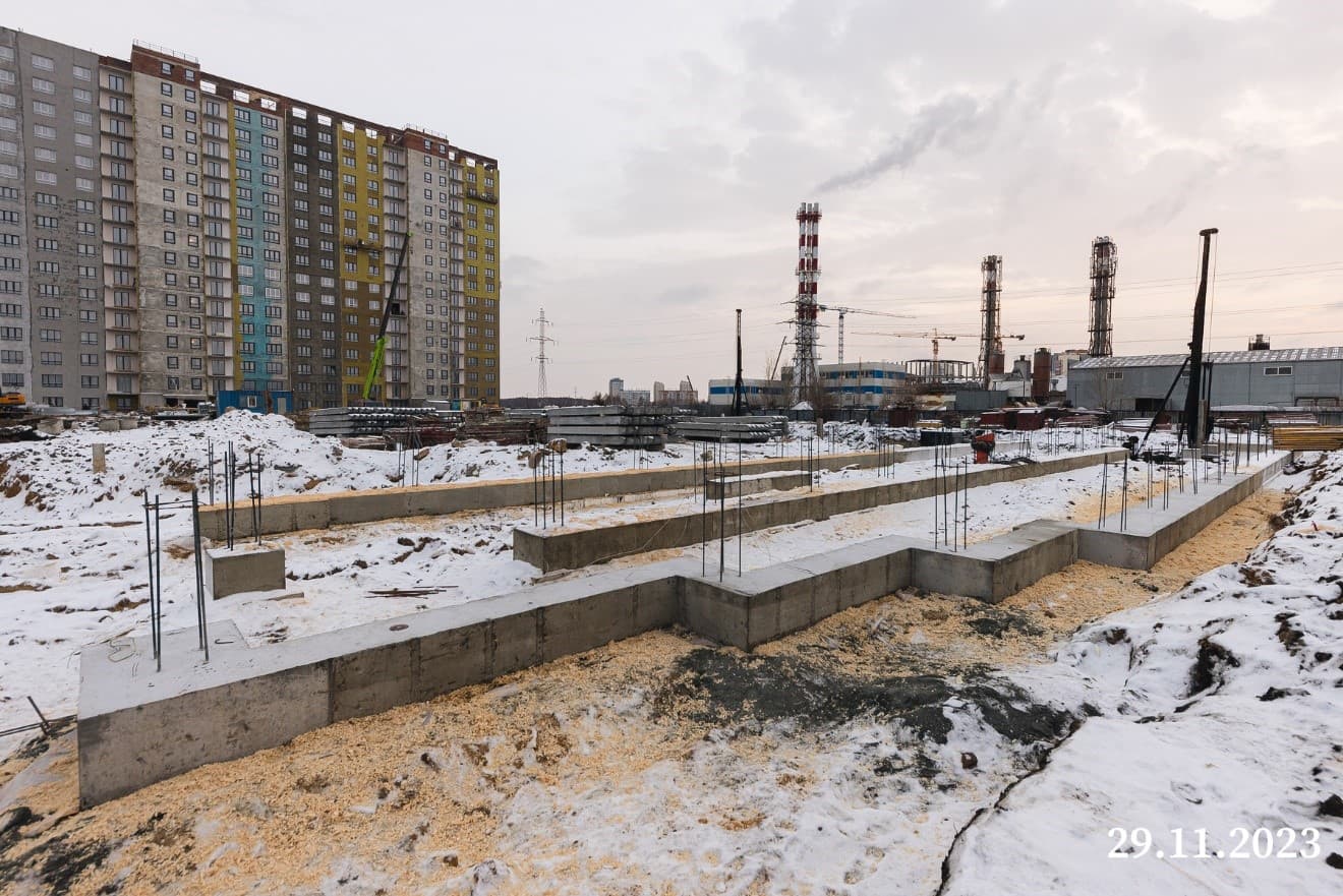 Ход строи­тельства — Ноябрь 2023