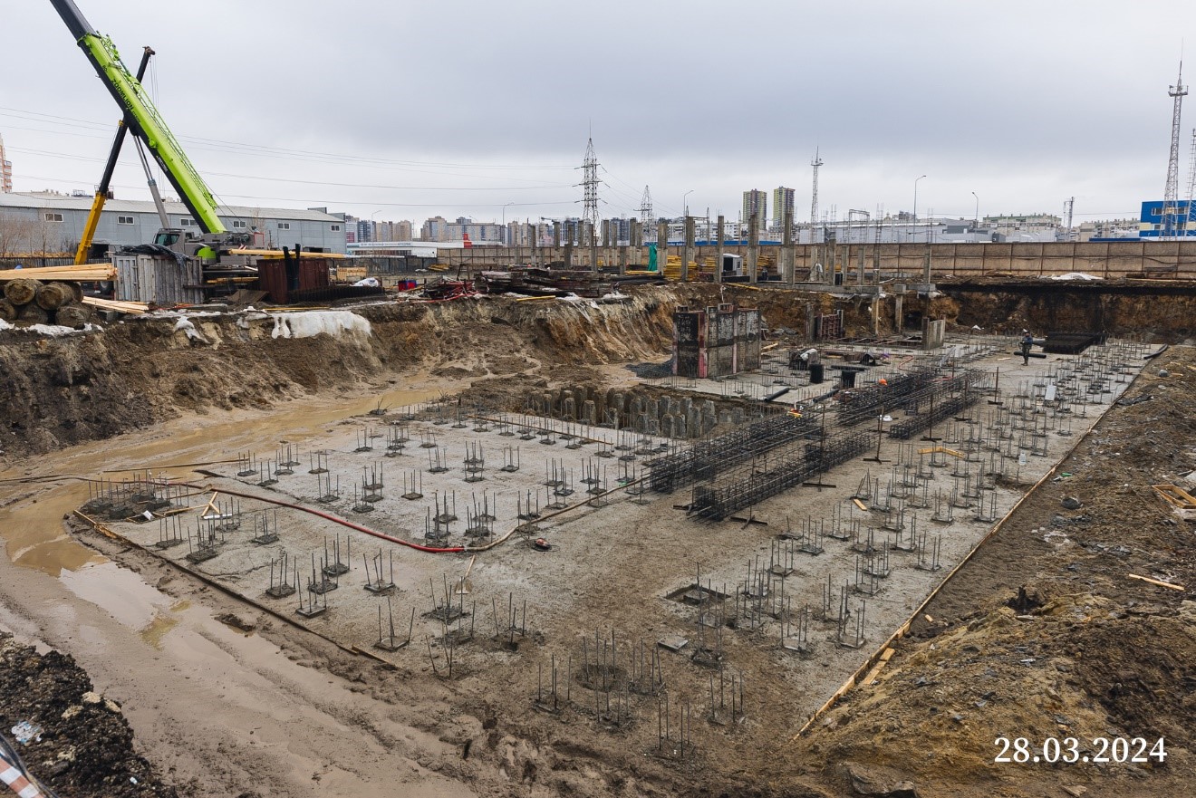 Ход строительства — март 2024