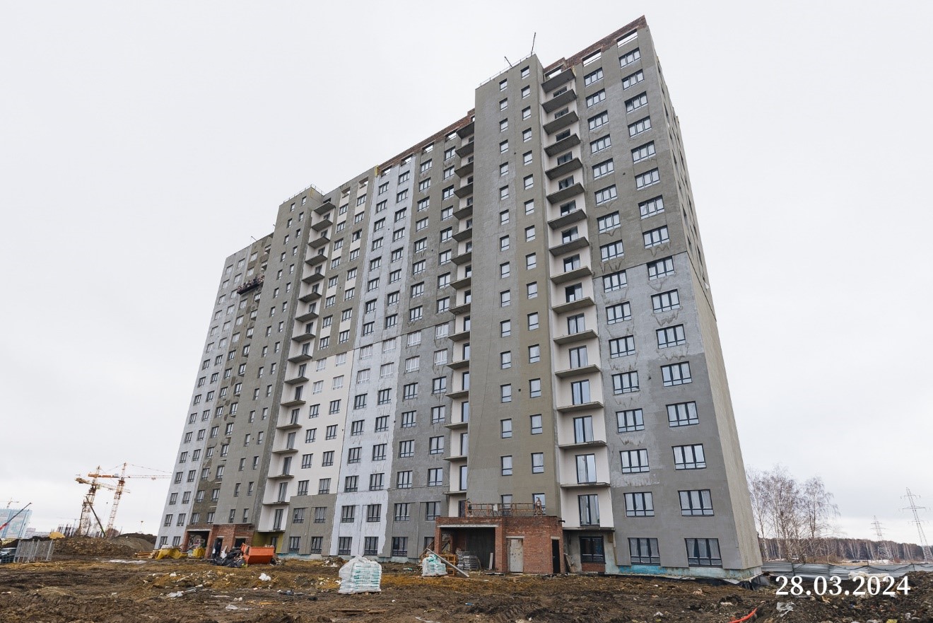 Ход строительства — март 2024