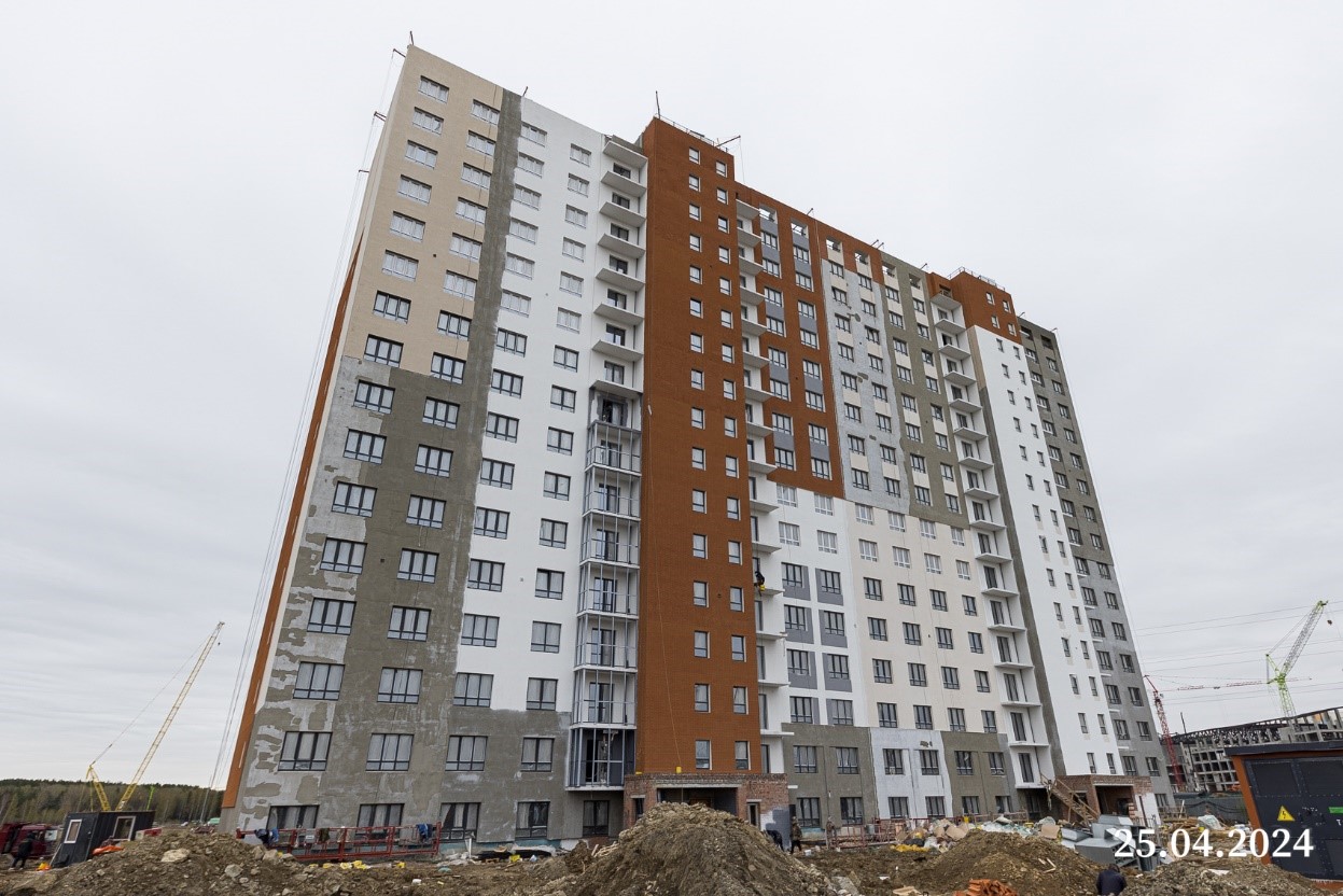 Ход строительства — апрель 2024