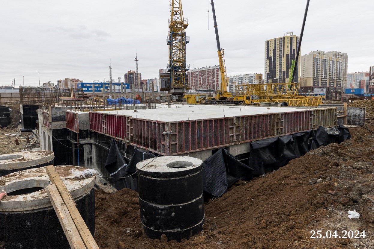 Ход строительства — апрель 2024