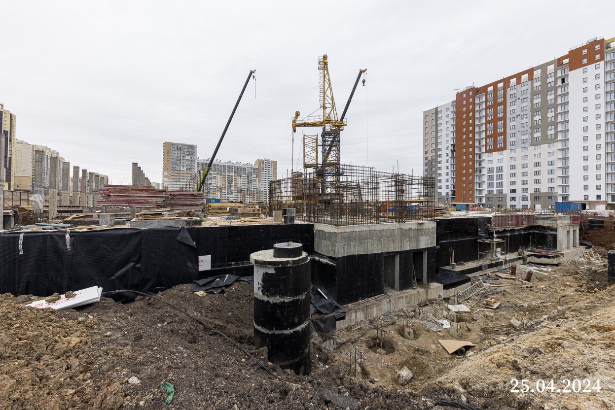 Ход строительства — апрель 2024