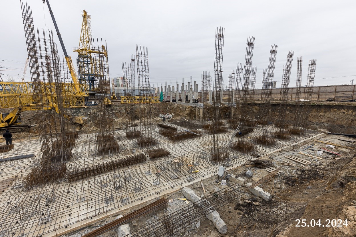 Ход строительства — апрель 2024